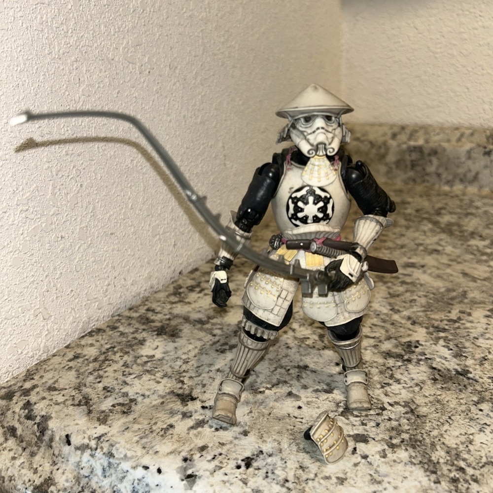 Star Wars Black Bandai Yumiashigaru Stormtrooper‎ Loose E2